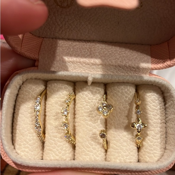 Gold and Silver Women's Jewelry Set - Picture 2 of 2